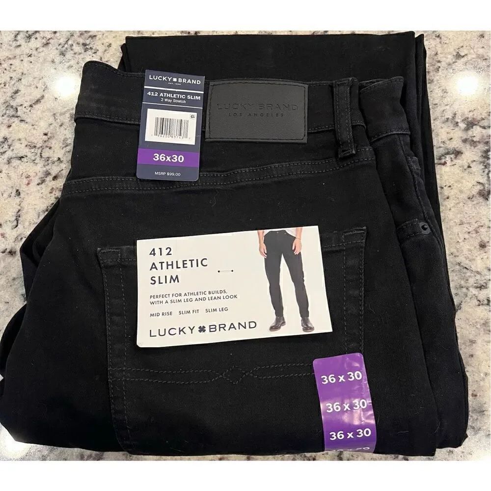 Lucky Brand 412 Athletic Slim Fit Denim